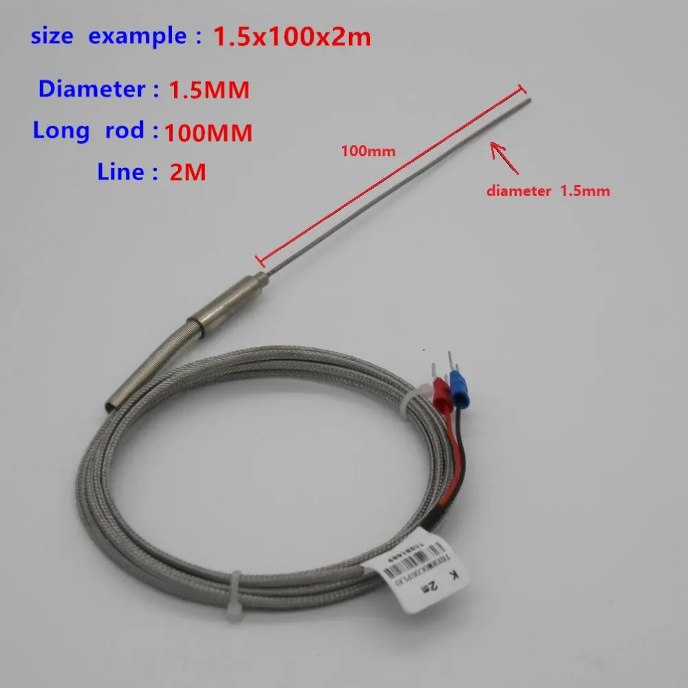 Высококачественные Универсальные новые 2 метровые высокотемпературные Датчики