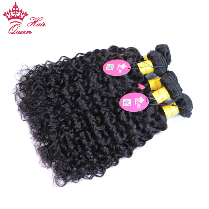 Queen Hair Products перуанские Волнистые кружевные застежки Remy уточные волосы волнистые