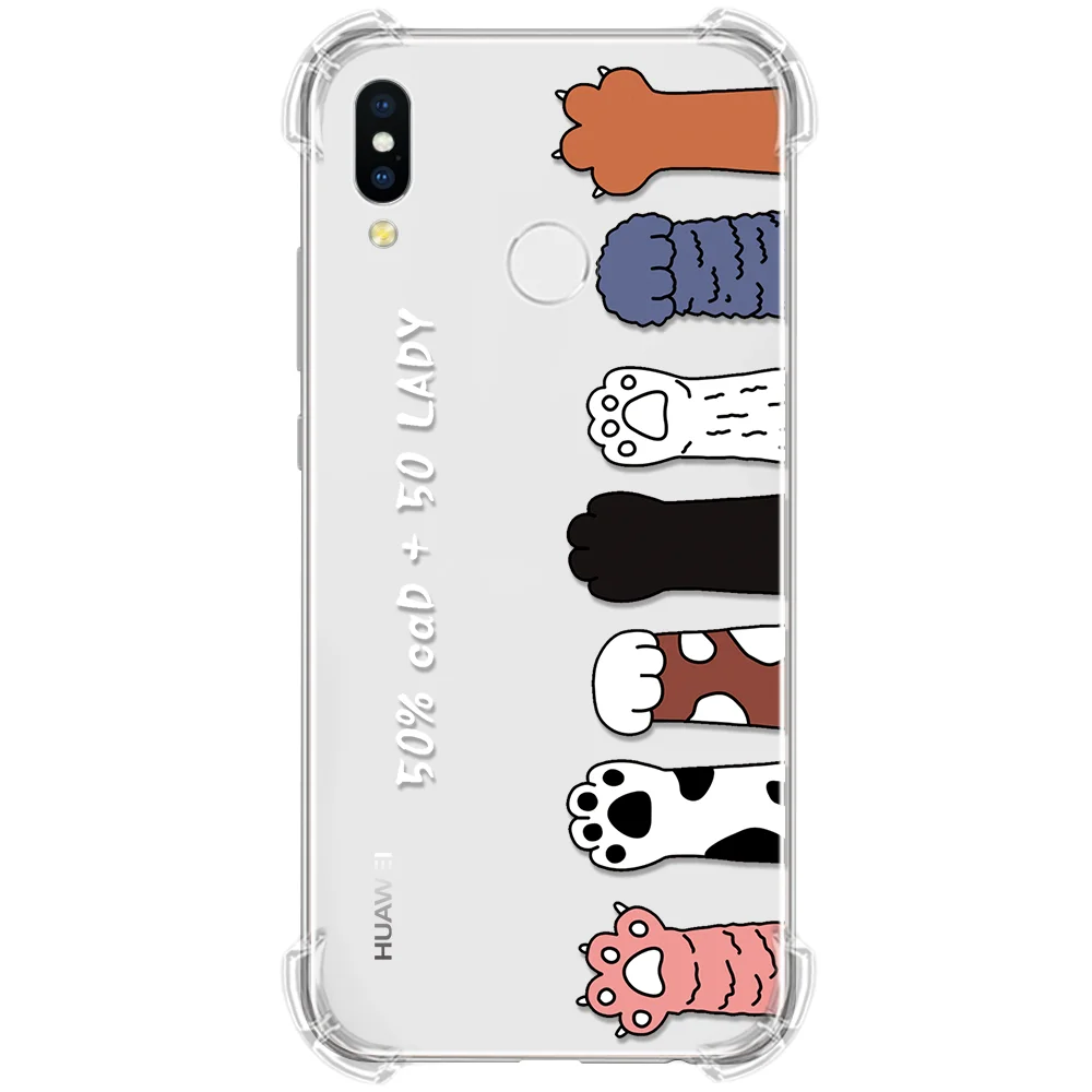 7maozhua Подушка безопасности для TPU чехол для телефона для huawei P30 P20 P10 P9 Коврики 9 10 20 Pro Plus Honor 10 8X9 Lite Nova 3i 4 Y9 P Smart пара Coque - Цвет: 7maozhua