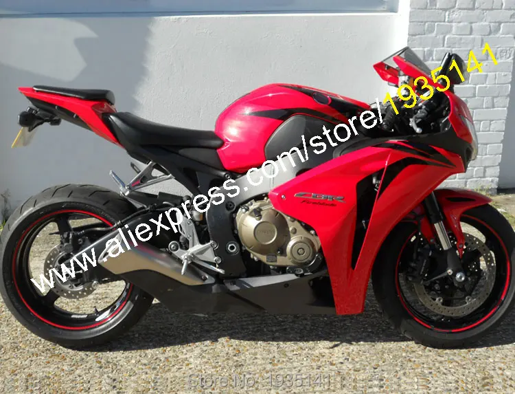 Распродажа для Honda CBR1000RR 2008 2009 2010 CBR 1000RR CBR1000 RR Красный Черный ABS обтекатель