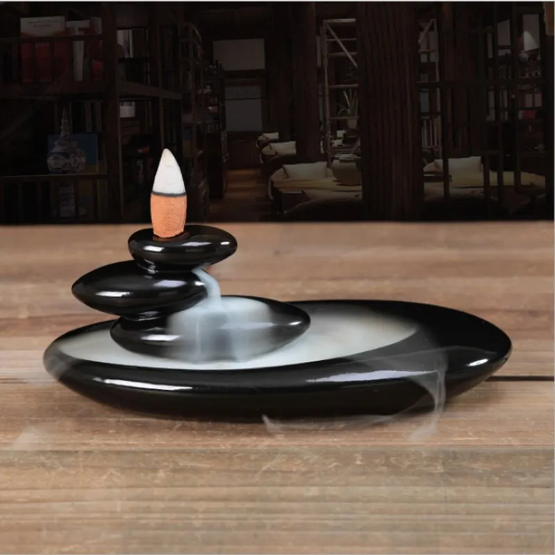 Горелка для благовоний с обратным потоком ладан Керамика Craft Ddiffuser Офис горная