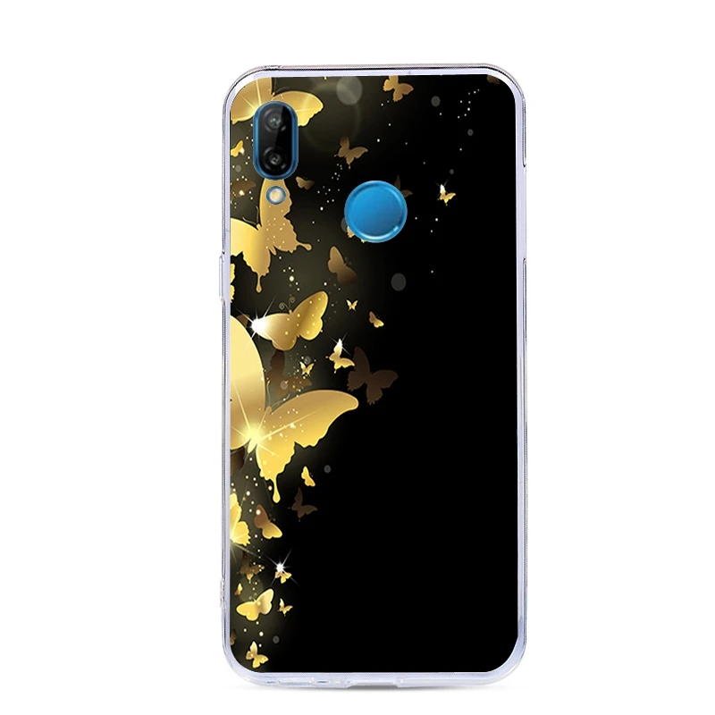 Чехол с мультяшным рисунком для телефона Huawei P20 Lite задняя крышка P 20 Pro Plus Nova 3e lite