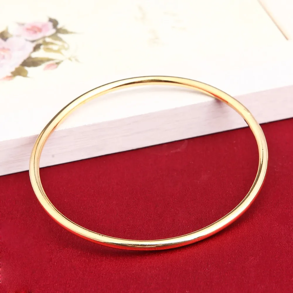 Новый Эфиопский круглый очаровательный женский простой браслет из Дубая для