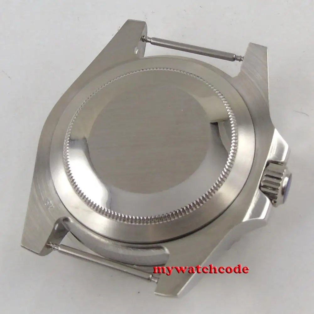 40 мм сапфировое стекло зеленый керамический ободок чехол для часов подходит 2824