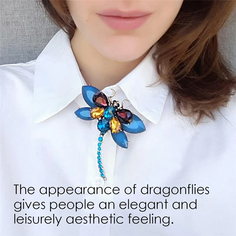 3 цвета Симпатичные животные и насекомых Стрекоза Броши Булавки для Для женщин