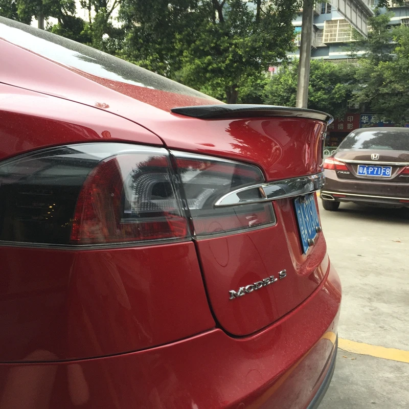 Спойлер на задний багажник крыло для Tesla Model S Sedan 60 70 75 85 90 D P85D P90D P100D 2012-2017 матовый