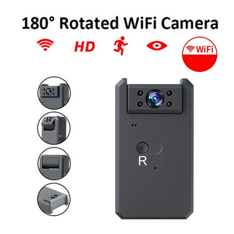 Мини WiFi камера HD 1080P видео аудио рекордер ночного видения датчик движения