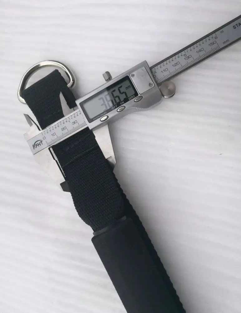 

Nylon strap with Foam-grip handle and D-ring,Strength training apparatus handle, Home gym handle,Pair