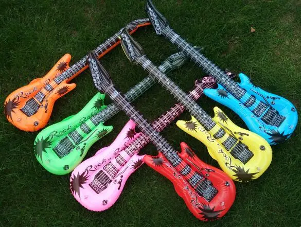 1 шт. надувная игрушка гитара детский музыкальный инструмент электрогитара стиль