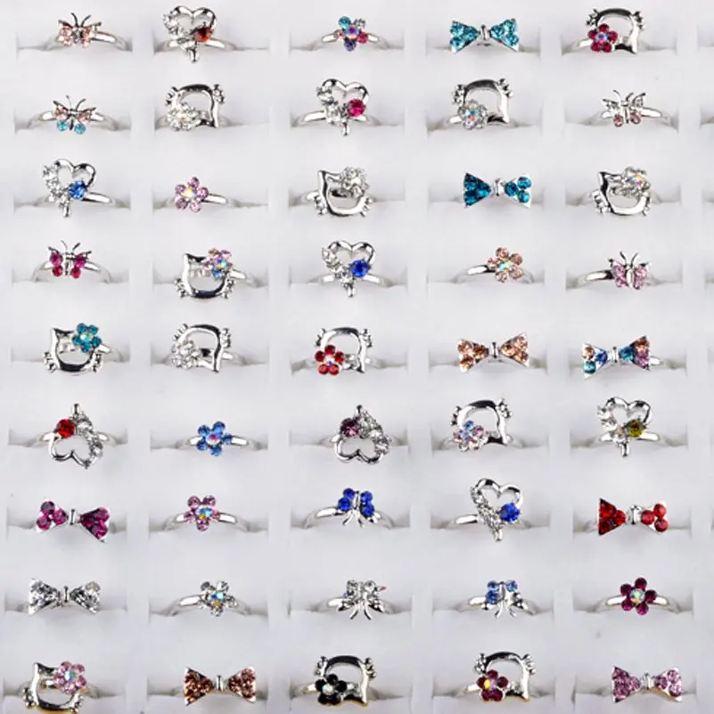 Оптовая Продажа Лот 20 штук Посеребренная Ассорти Дизайн милый малыш ребенок