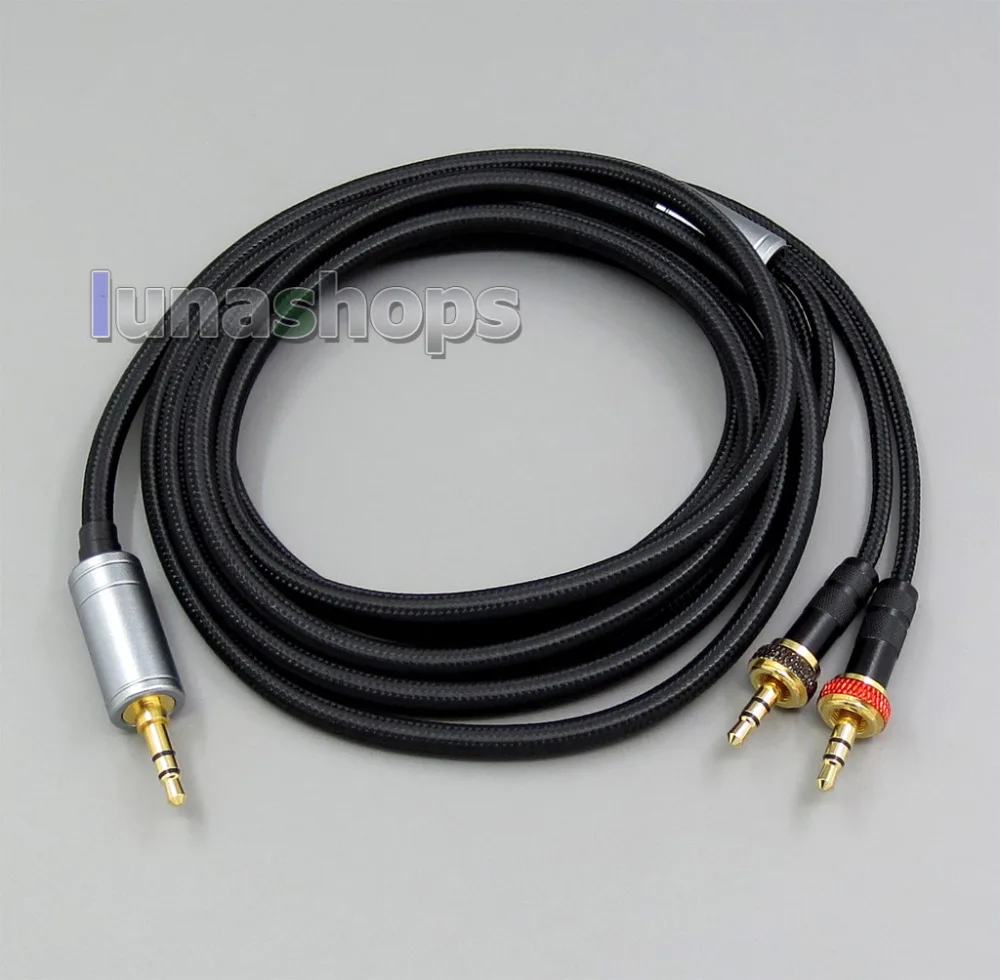 

3.5mm 2.5mm 4.4mm Weave Cloth OD 5mm OCC Pure Silver Plated Headphone Cable For Sony MDR-Z7 MDR-Z1R MUC-B20SB1 B30UM1 LN006120