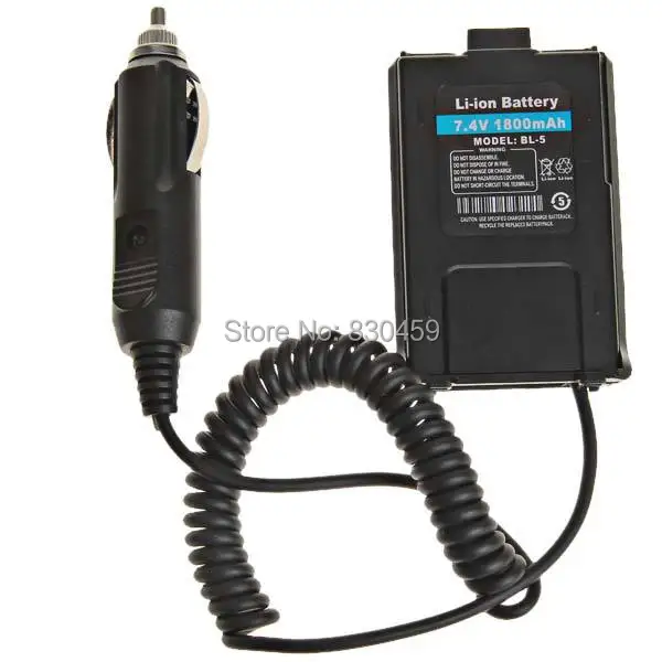 New 12V Car Charger Battery Eliminator For Walkie Talkie Baofeng UV-5R UV-5RA UV-5RB UV-5RC UV-5RE
