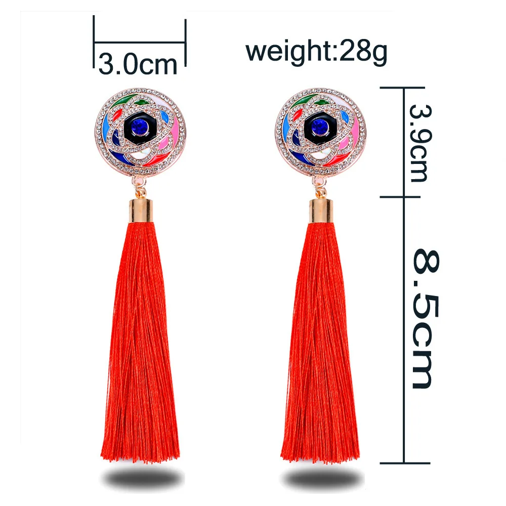 2018 новый мульти кисточкой серьги для Для женщин межзвездное Красочные себе