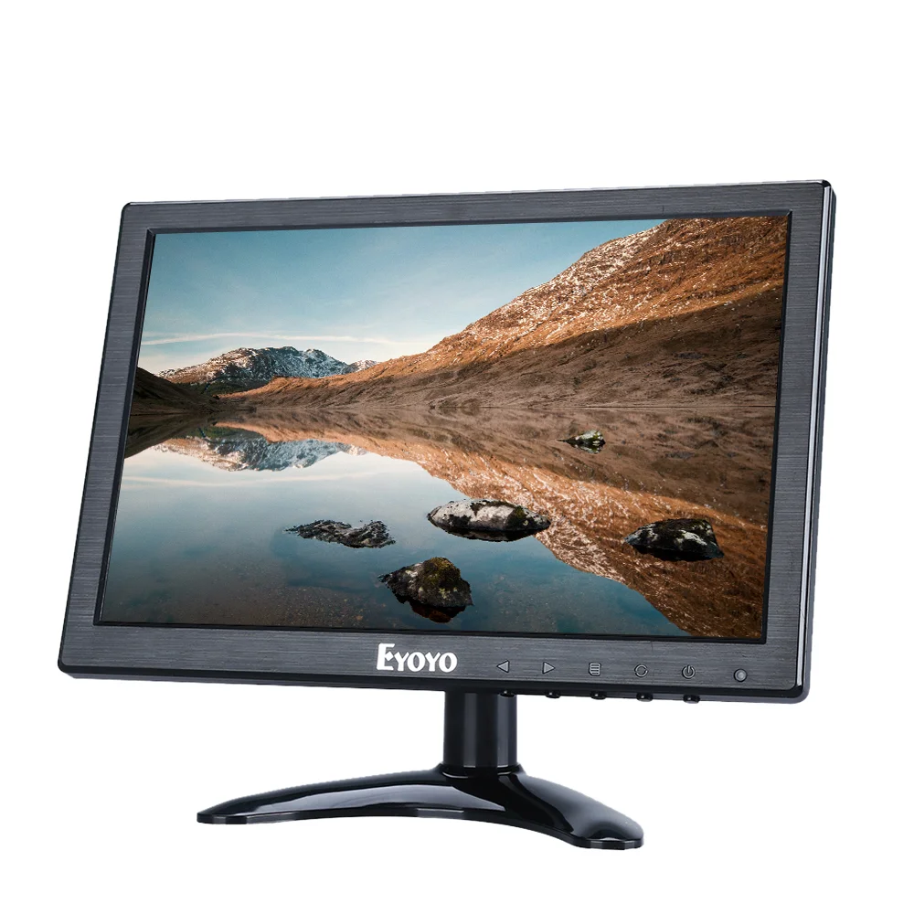 Eyoyo 13 дюймов HDMI ips монитор 1920x1080 ips ЖК-Экран Дисплей с BNC/VGA/AV Выход для видеонаблюдения DVD Камера Встроенные динамики
