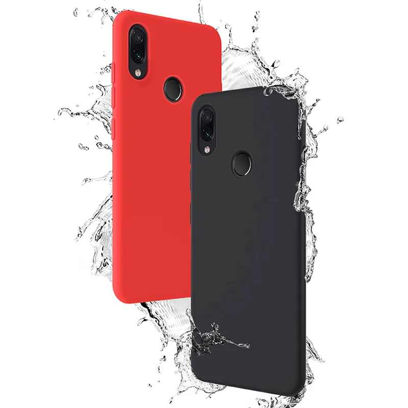 Жидкий силиконовый чехол для Xiao mi Red mi 7 Note 7 6 K20 Pro, мягкий чехол для Xiaomi mi 9 mi 8 Lite mi 9 SE 6X A2 Explorer