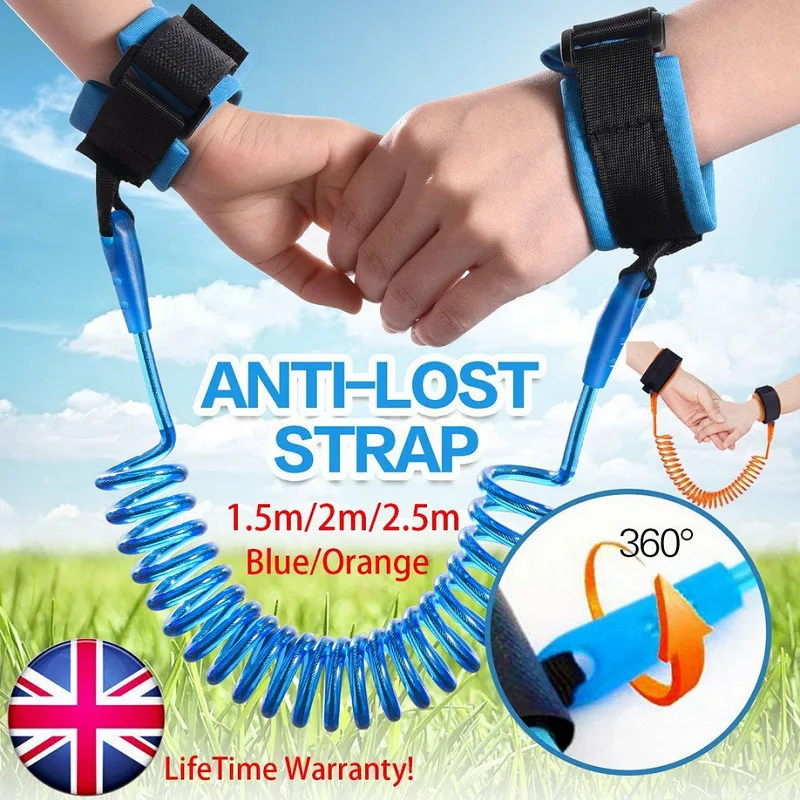 Детский поводок для защиты от потери 2 м малышей безопасный ремешок прогулок на