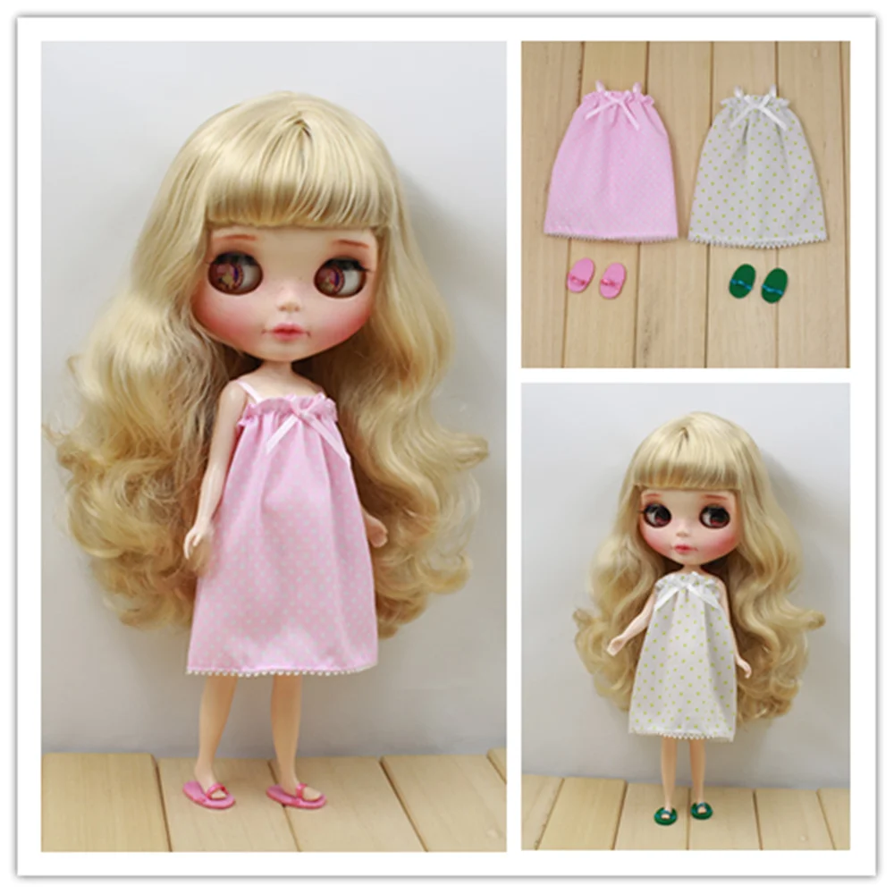 Ледяной DBS Blyth кукла игрушка одежда пижамы тапочки костюм|doll garden|doll dress up girlsslipper