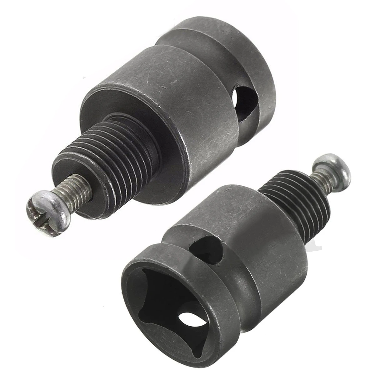 1 шт., новинка, серый цвет, 1/2 дюйма, адаптер сверлильный патрон для преобразования ударного гайковерта 1/2-20UNF