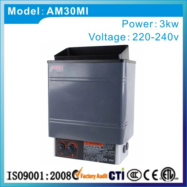 3 кВт электрический нагреватель сауны с внутренним контроллером|Сауны| |