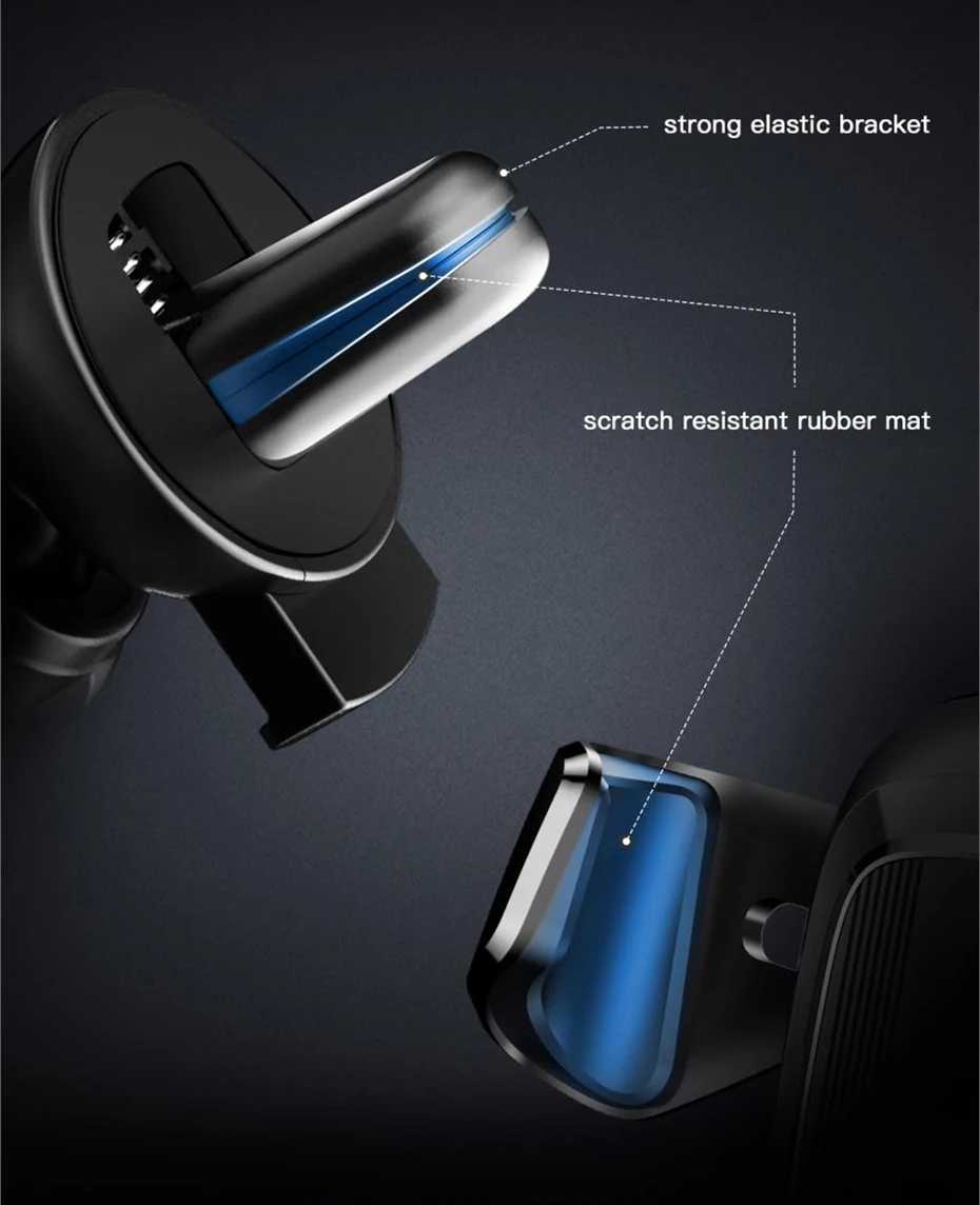 Автомобильный держатель Baseus Gravity для iPhone, samsung, держатель для мобильного телефона, 360 градусов, gps, крепление на вентиляционное отверстие, автомобильная подставка для телефона