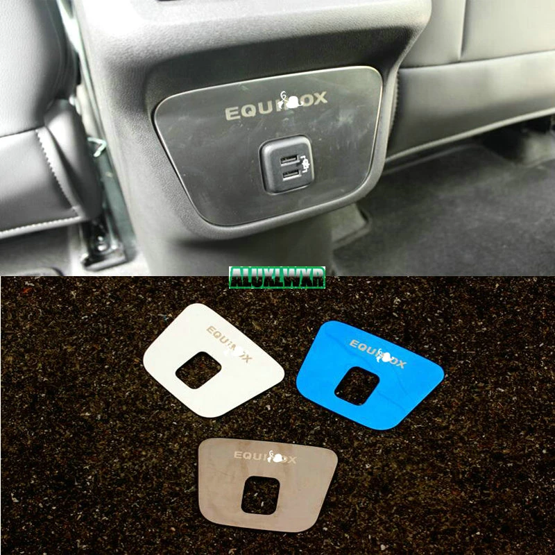  Car Interior Rear Air Vent Cover Trim Car Outlet Frame Car-Styling for Chevrolet Holden Equinox Third GE 2018 2019 2020