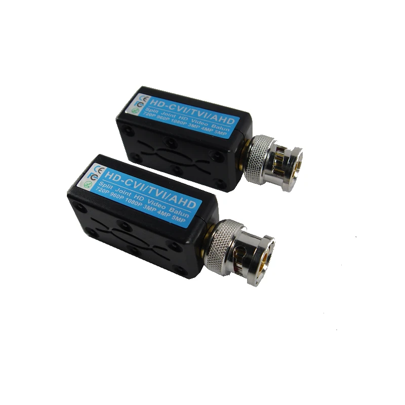 Для 2MP 3MP 4MP 5M для HD CVI/AHD/TVI Twisted BNC CCTV пассивные приемопередатчики Cat5 UTP Video Balun IPC Anpwoo