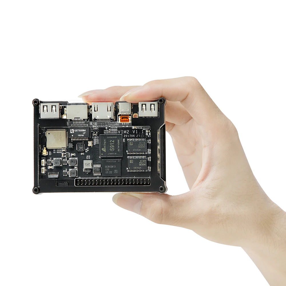 Mesuvida khadas VIM2 Pro ТВ Box Amlogic S912 Восьмиядерный 3g DDR4 32/64 г телеприставке с открытым