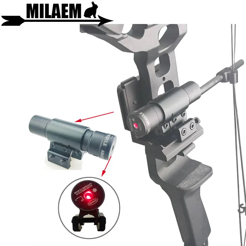1 шт. лазерный прицел для стрельбы из лука тактический Красный точечный 50 100 м