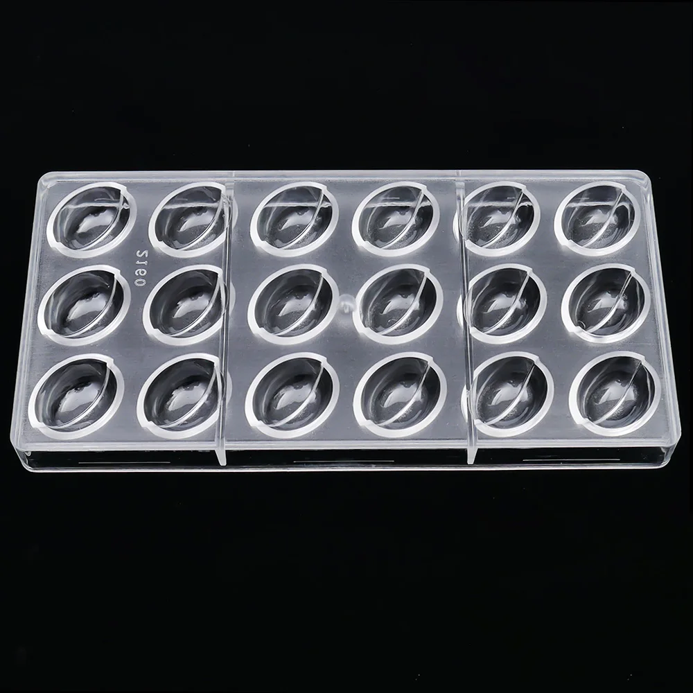 3D Кофе фасоль в форме поликарбоната ПК прозрачные шоколадная форма конфеты для