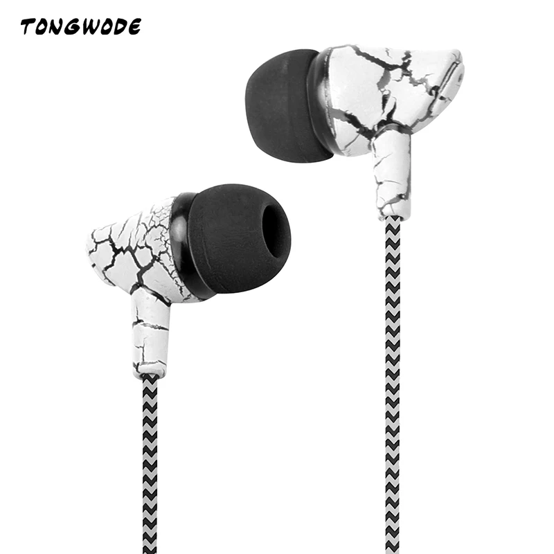 TONGWODE проводные наушники с линейным управлением 3 55 мм стойка красочные супер бас