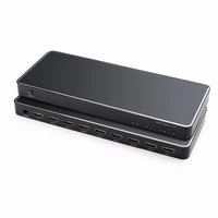 1 in 8 out 8 ports 1x8 hd hdmi splitter audio video for 3d 1080p hdcp 2 2 4k at 60hz 3d