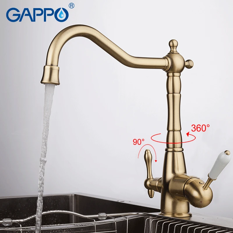 Кран с фильтрованной водой GAPPO кухонный смеситель из латуни кран водой|kitchen mixer