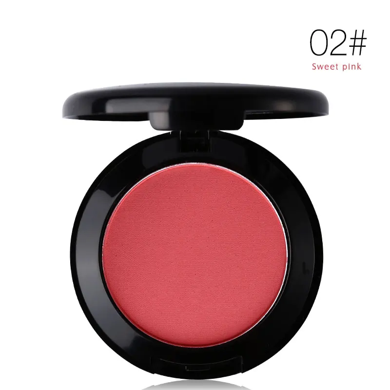 Sweet pink BIOAQUA 4 цвета Румяна водонепроницаемый пигмент модифицированный контур минеральная Порошковая Косметика натуральный стойкий Блестящий розовый румяна - Цвет: Sweet pink