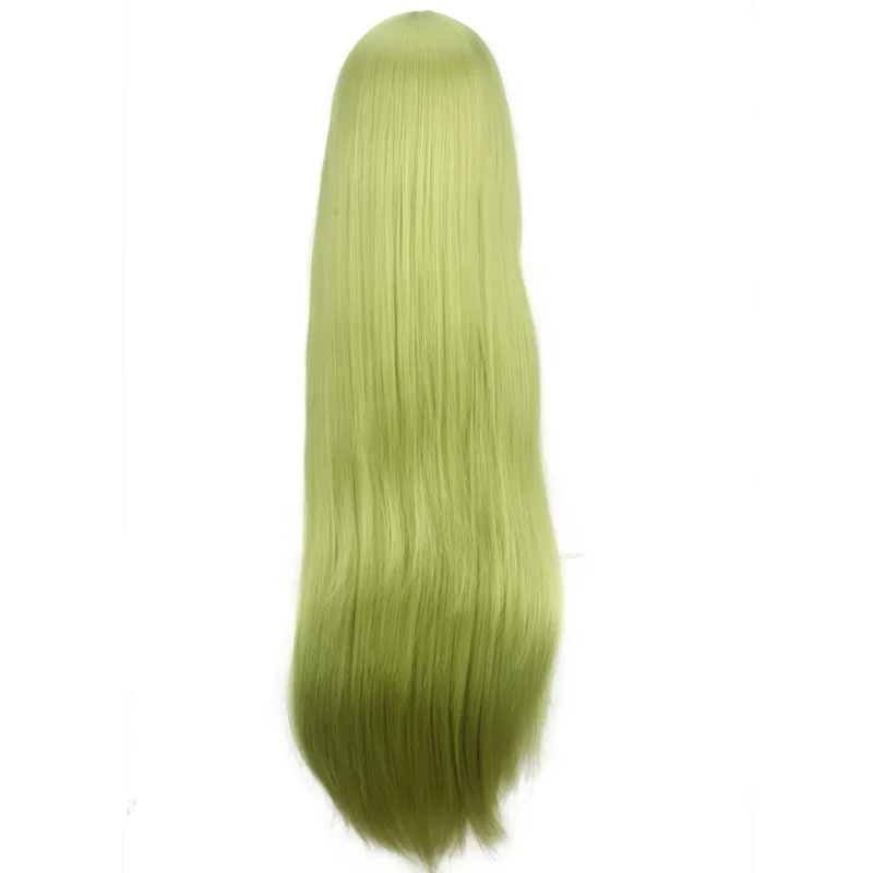 Fate/Grand Order Cosplay Lancer Enkidu 100 см Зеленые Длинные Синтетические волосы парики для
