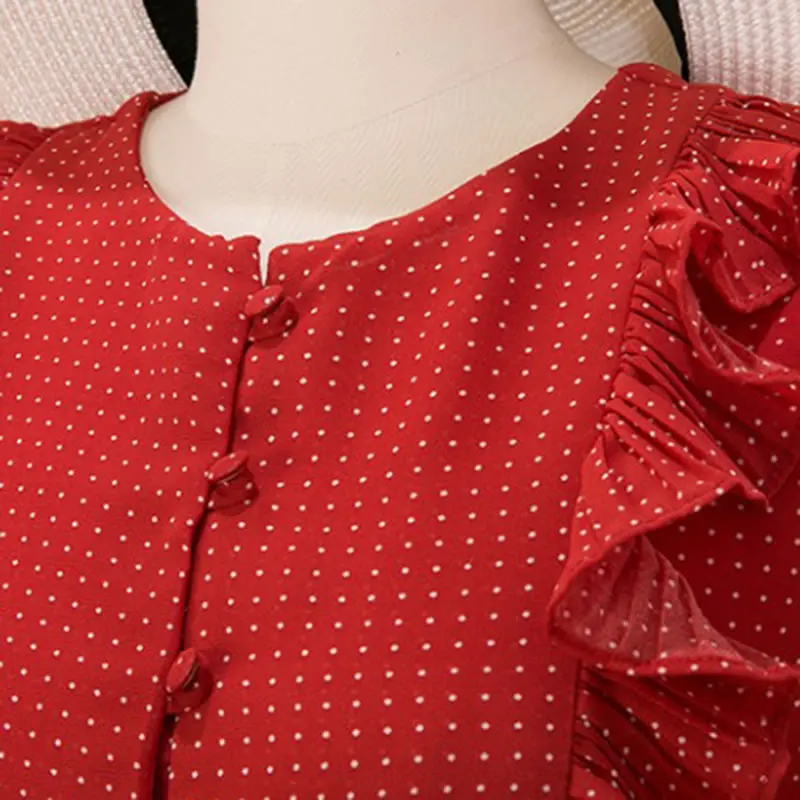 [HG] шифоновое женское весеннее Новое модное Свободное платье с круглым вырезом и