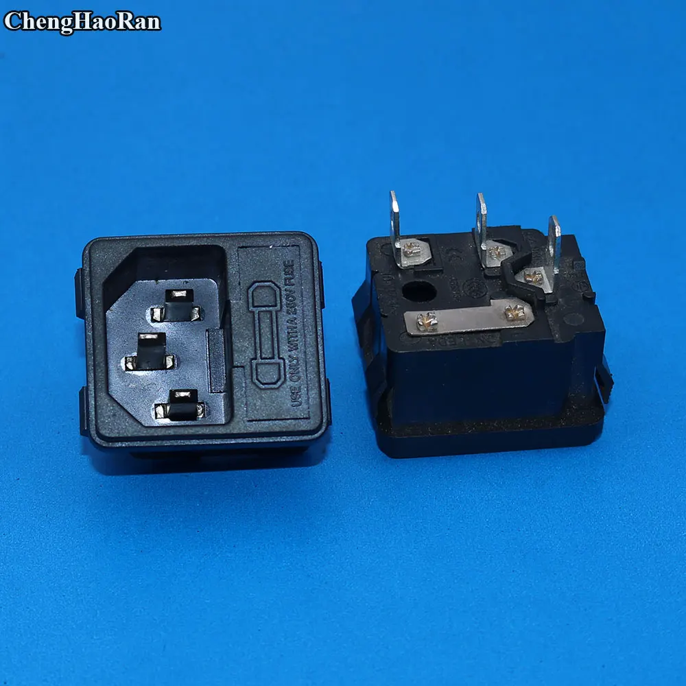 Розетка питания ChengHaoRan горячая распродажа 3 Pin IEC320 C13 разъем переменного тока