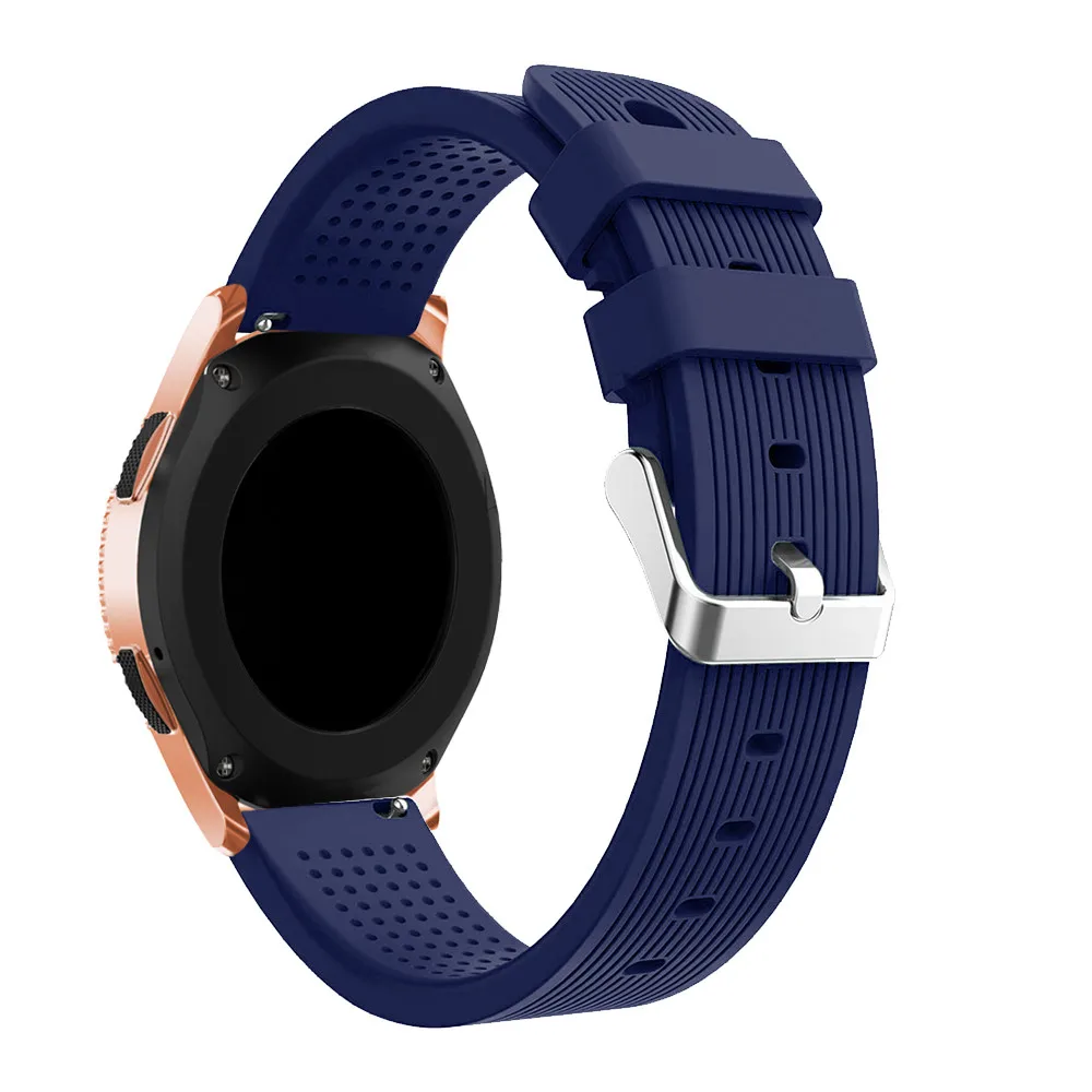 20 мм мягкий силиконовый ремешок для часов samsung Gear Sport S4 S2 сменный смарт браслет