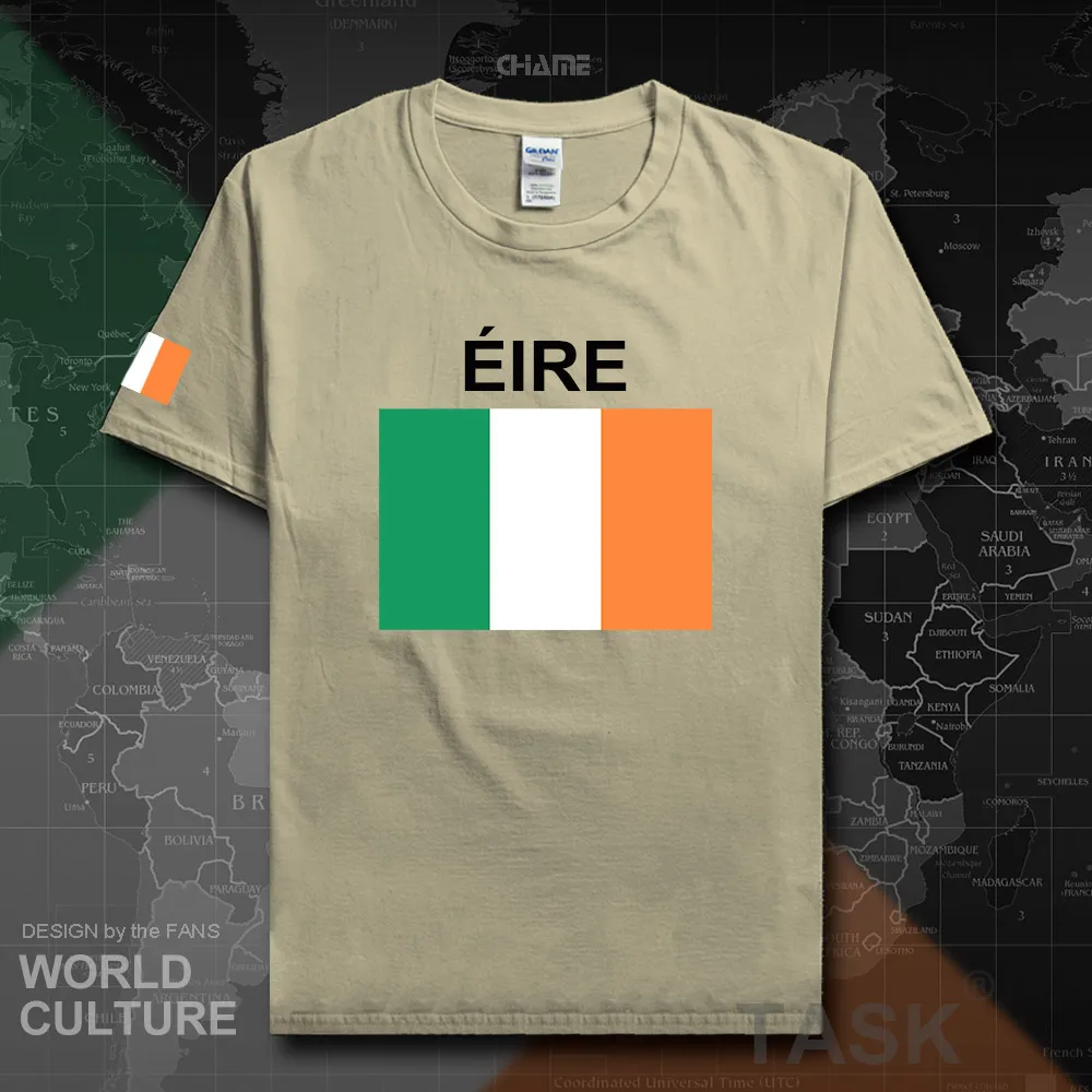 Eire Ирландия мужские футболки 2017 Джерси Этническая команда футболка хлопковая