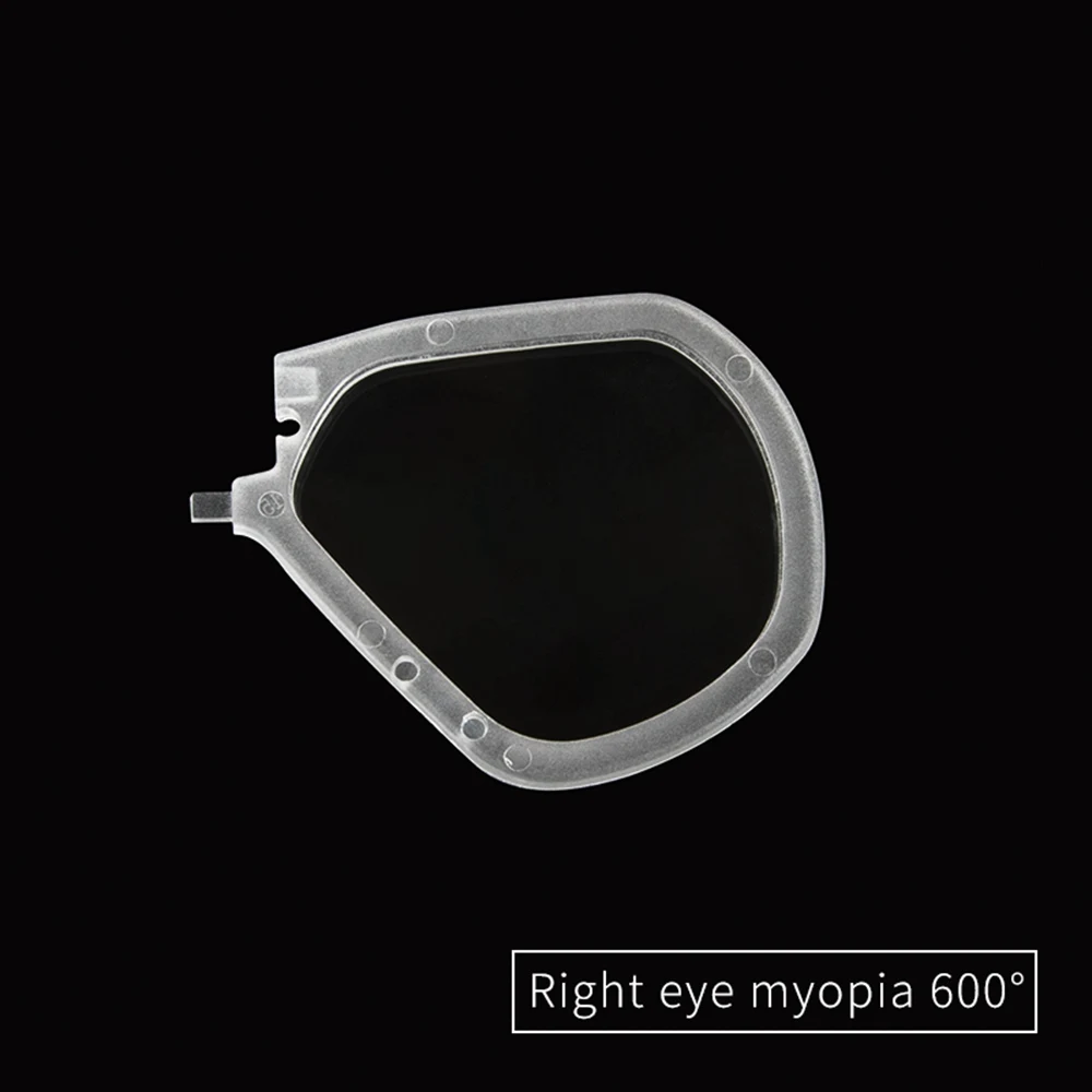 right myopia -600 Съемная маска для подводного плавания линзы для близорукости для Copozz модель 4910 4100 профессиональная маска для дайвинга Skuba очки оборудование для водных видов спорта - Цвет: right myopia -600