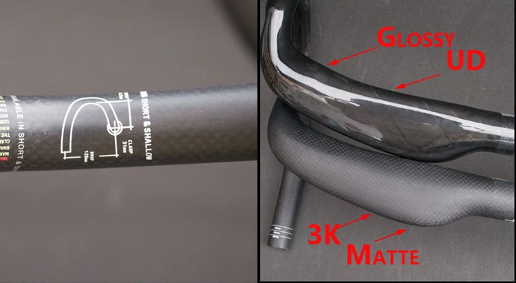 УГЛЕРОДНЫЙ руль для дорожного велосипеда ручки изогнутый углеродный 3K UD матовый