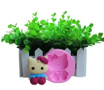 Kitty Cat DIY искусственная форма для торта силиконовая мыла форма|silicone soap mold|silicone moldmold