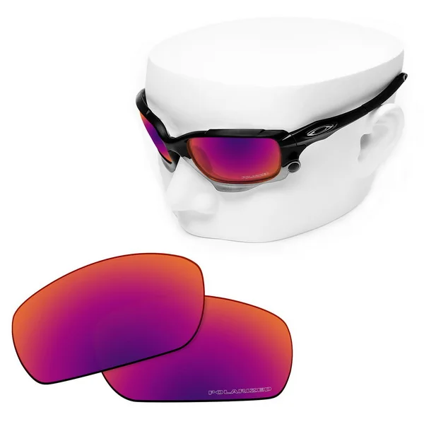 Purple Red Mirror OOWLIT Анти-Царапины Сменные линзы для-Oakley Jawbone травления поляризованных солнцезащитных очков - Цвет линз: Purple Red Mirror