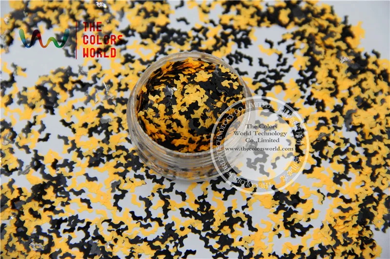 Блестящий микс для Хэллоуина устойчивые к растворению блестящие цвета формы