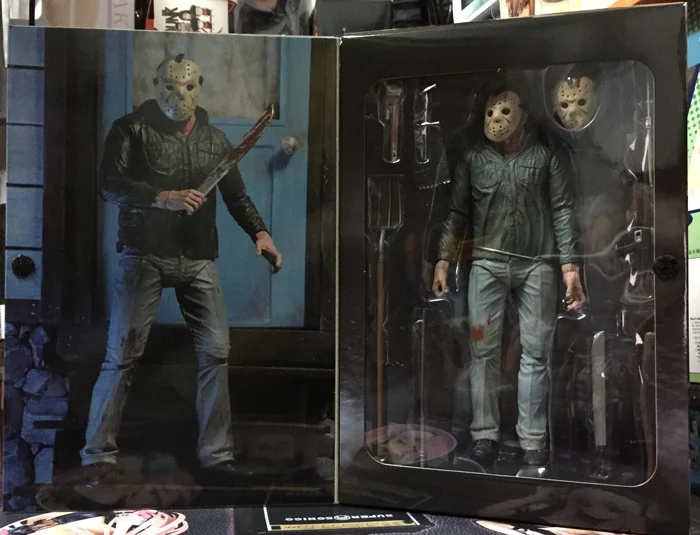 Новый 3D крышка Джейсона из фильма ужасов пятница 13th часть 3 Ultimate NECA 7 дюймов