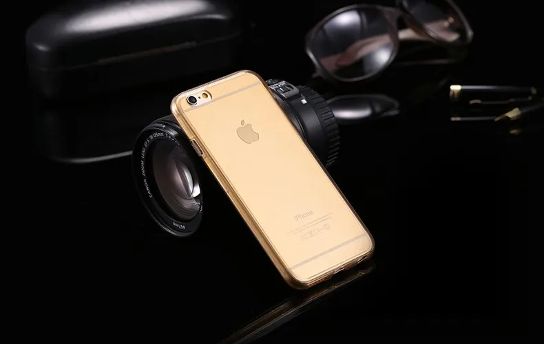 I6/6 S плюс Смарт Сенсорный экран чувствительность, не открывая чехол для Apple iPhone 6 6 S/6 Plus/6 S Plus 360 градусов мягкий прозрачный чехол для телефона с крышкой