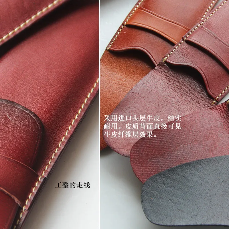 Милая креативная Персонализированная мини сумка из натуральной кожи карандаш