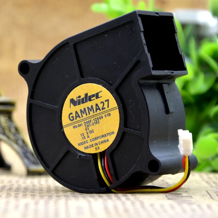 Nidec D06F 12SS9 01B Сервер охлаждающий вентилятор DC 12V 0.1A 58x58x25 мм 3 провода|Кулеры и