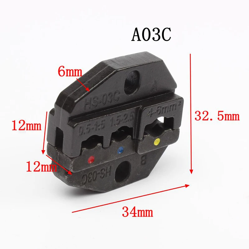 A10WF A26TW A06 A03BC A02WF2C A40J плашки наборы для HS FSE AM-10 EM-6B1 EM-6B2 обжимной Пилер обжимной станок модули один комплект челюсти