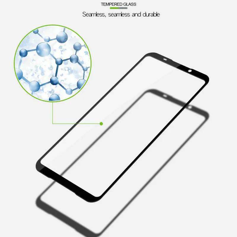 Защита для экрана Xiaomi Black Shark 2 Mobfone полное покрытие от взрыва закаленное стекло