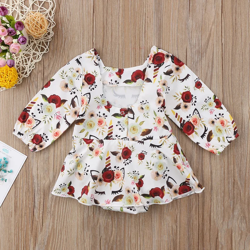 0 24 м Симпатичные новорожденных для маленьких девочек с длинным рукавом животных